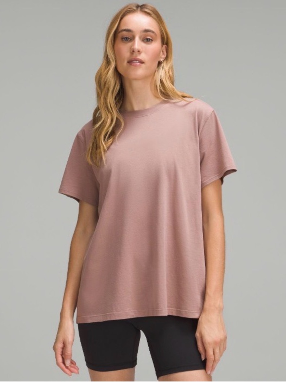 Lululemon All Yours Cotton T-Shirt - Twilight Rose - Size 4